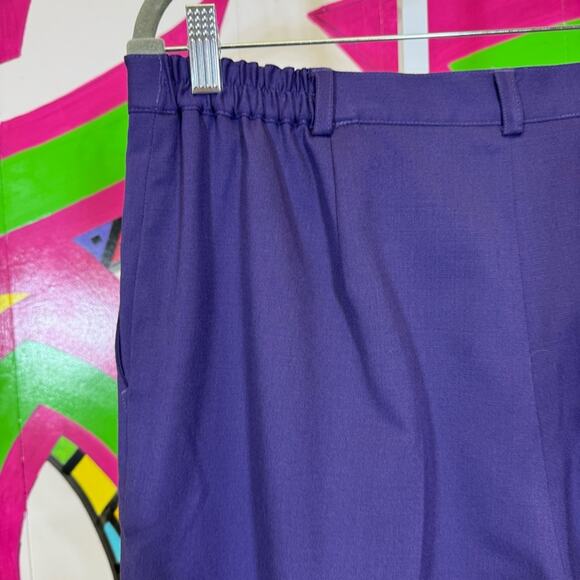 Appleseed's, Purple Wool Blend Dress Pants. Size 16. In excellent condition! - Picture 4 of 7